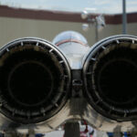 fighter jet afterburners at the Iran US war theater