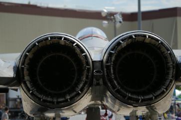 fighter jet afterburners at the Iran US war theater