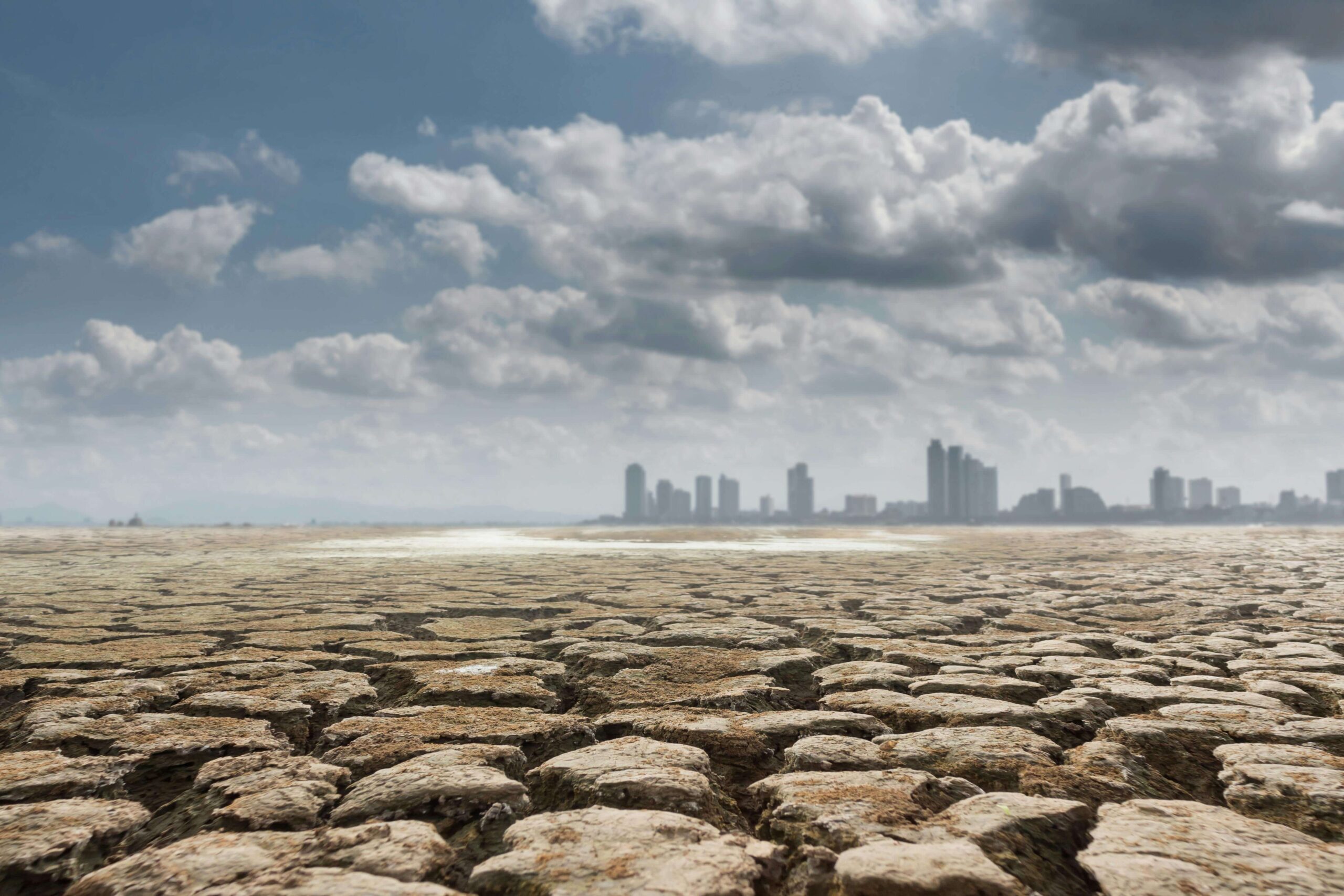 dry earth in a climate, ate change