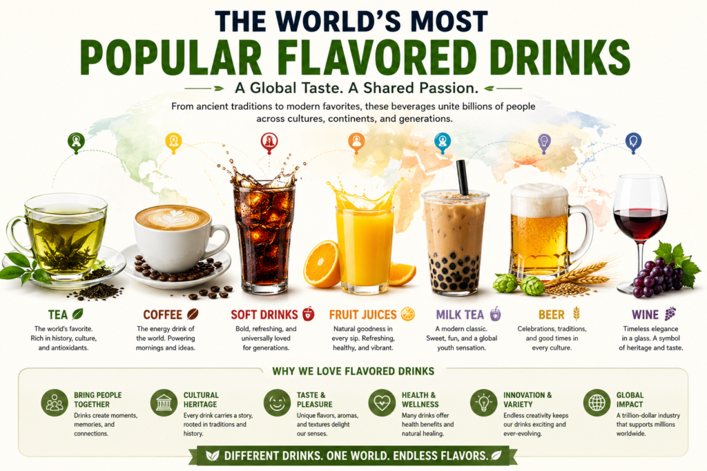 the world's most popular flavored drink