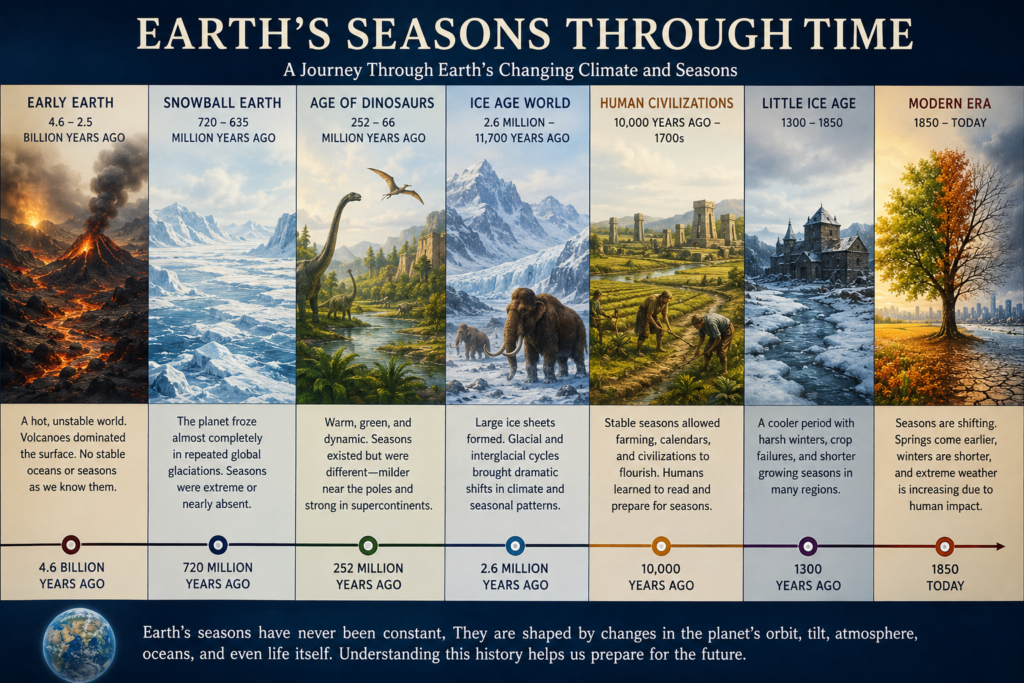 earth's seasons through time