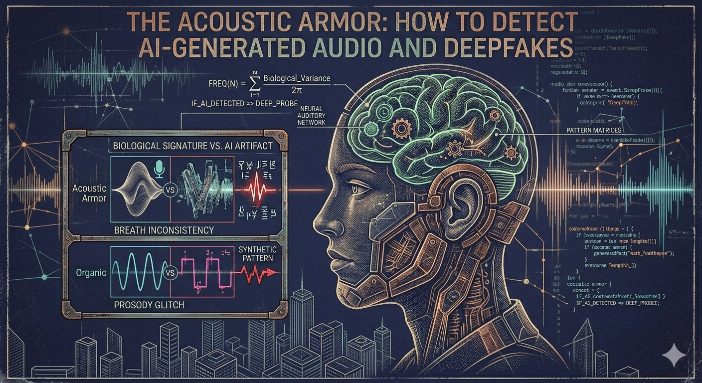 The Acoustic Armor: How to Detect AI-Generated Audio and Deepfakes
