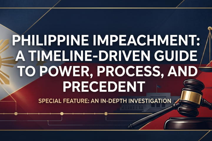 Philippine Impeachment: A Timeline-Driven Guide to Power, Process, and Precedent 🇵🇭