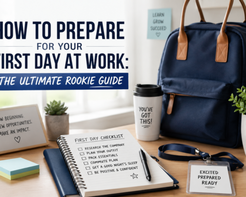 How to Prepare for Your First Day at Work