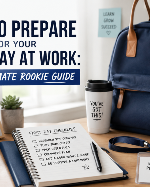 How to Prepare for Your First Day at Work