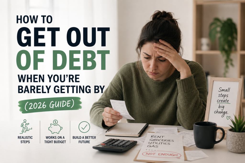 How to Get Out of Debt When You're Barely Getting By