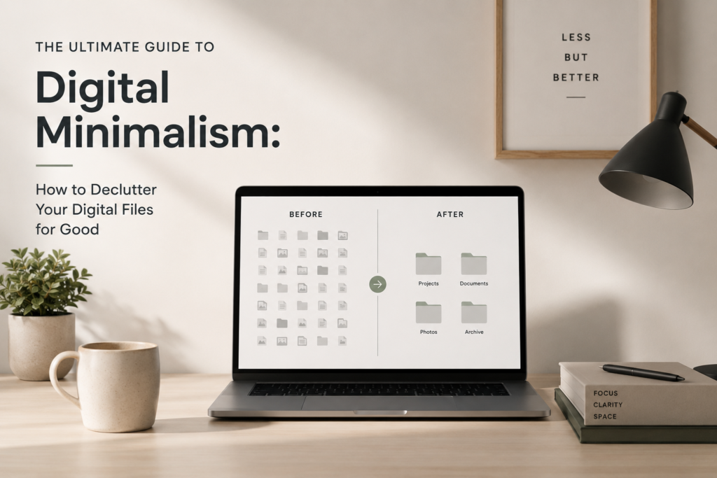 The Ultimate Guide to Digital Minimalism: How to Declutter Your Digital Files for Good
