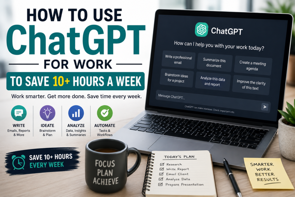 How to Use ChatGPT for Work to Save 10+ Hours a Week