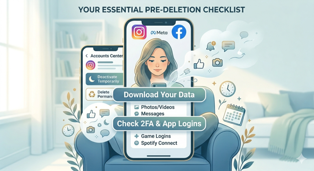 How to Delete or Deactivate Instagram and Facebook