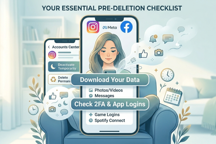 How to Delete or Deactivate Instagram and Facebook