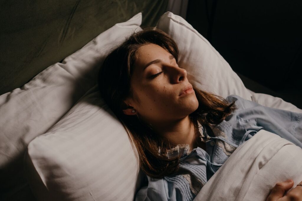 sleeping lady