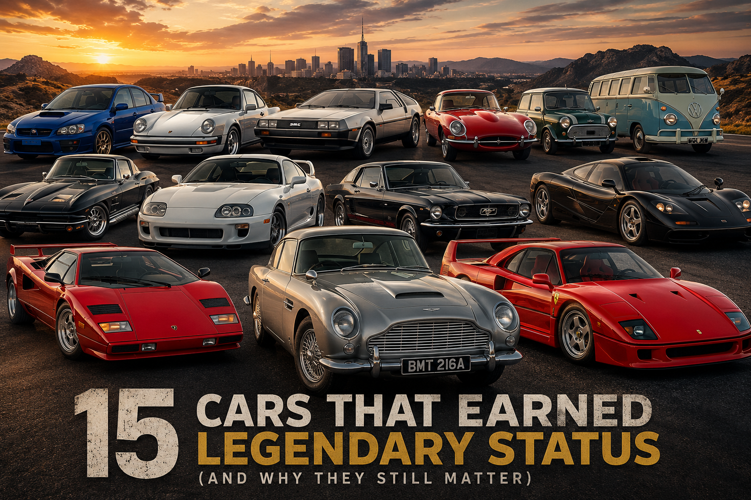 15 Cars That Earned Legendary car Status