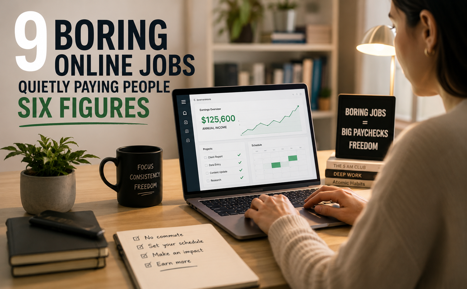9 Boring Online Jobs Quietly Paying People Six Figures