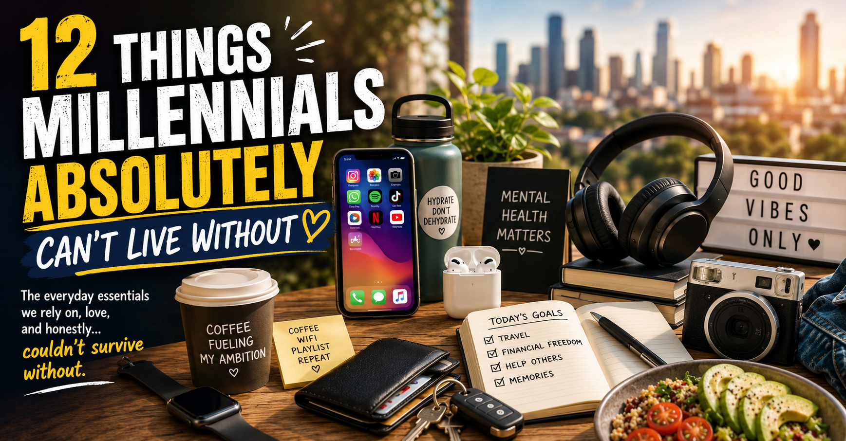 12 Things Millennials Absolutely Can't Live Without