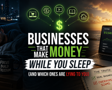 Businesses That Make Money While You Sleep (And Which Ones Are Lying to You)