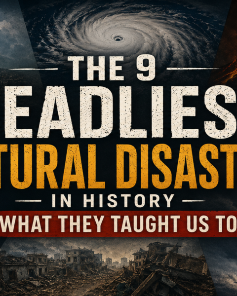 deadliest natural disasters in history