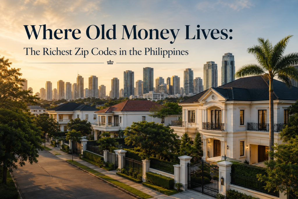 Where Old Money Lives: The Richest Zip Codes in the Philippines