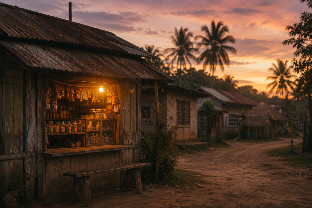 an old town vibe in the Philippines