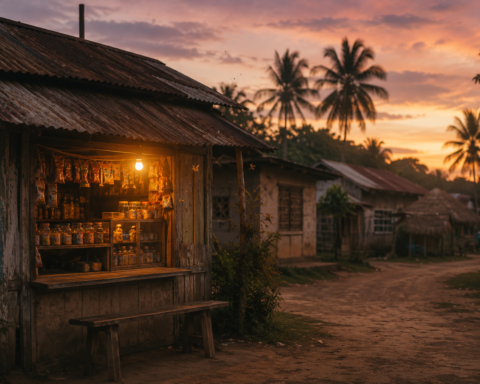 an old town vibe in the Philippines