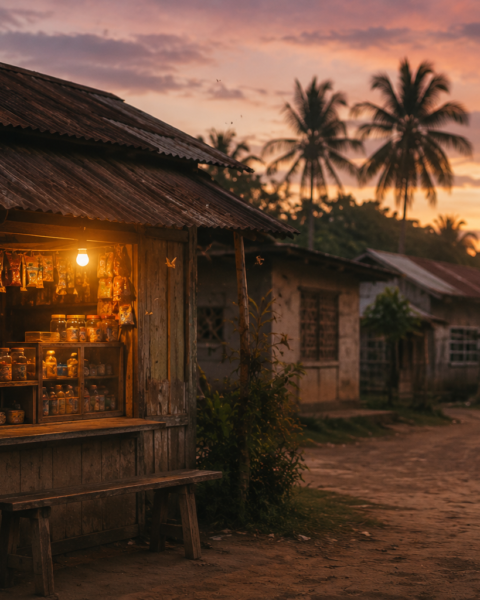 an old town vibe in the Philippines