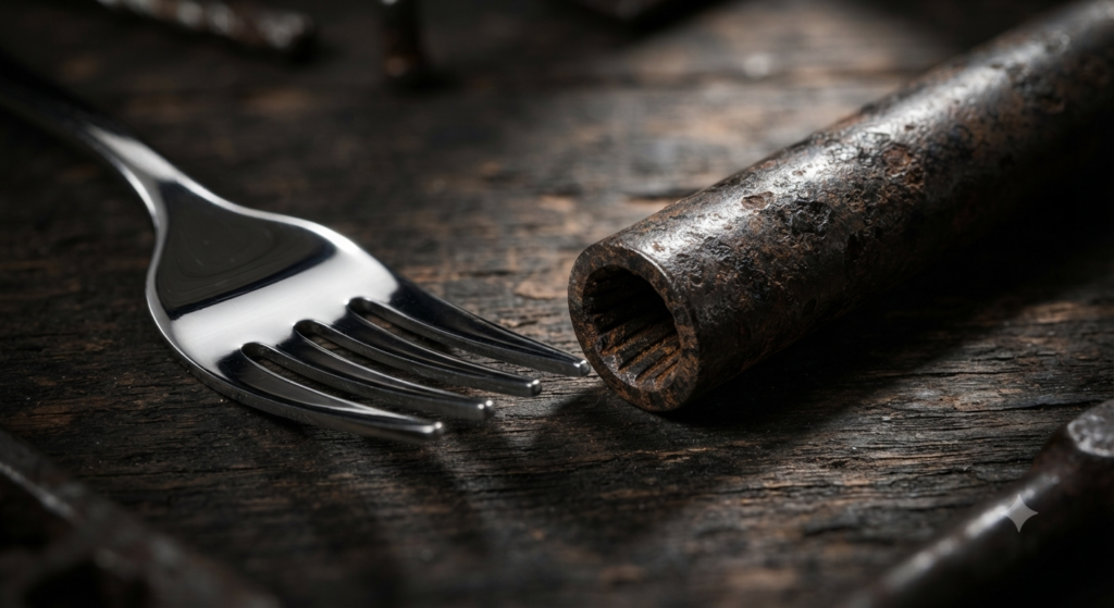 stainless steel during war and peace