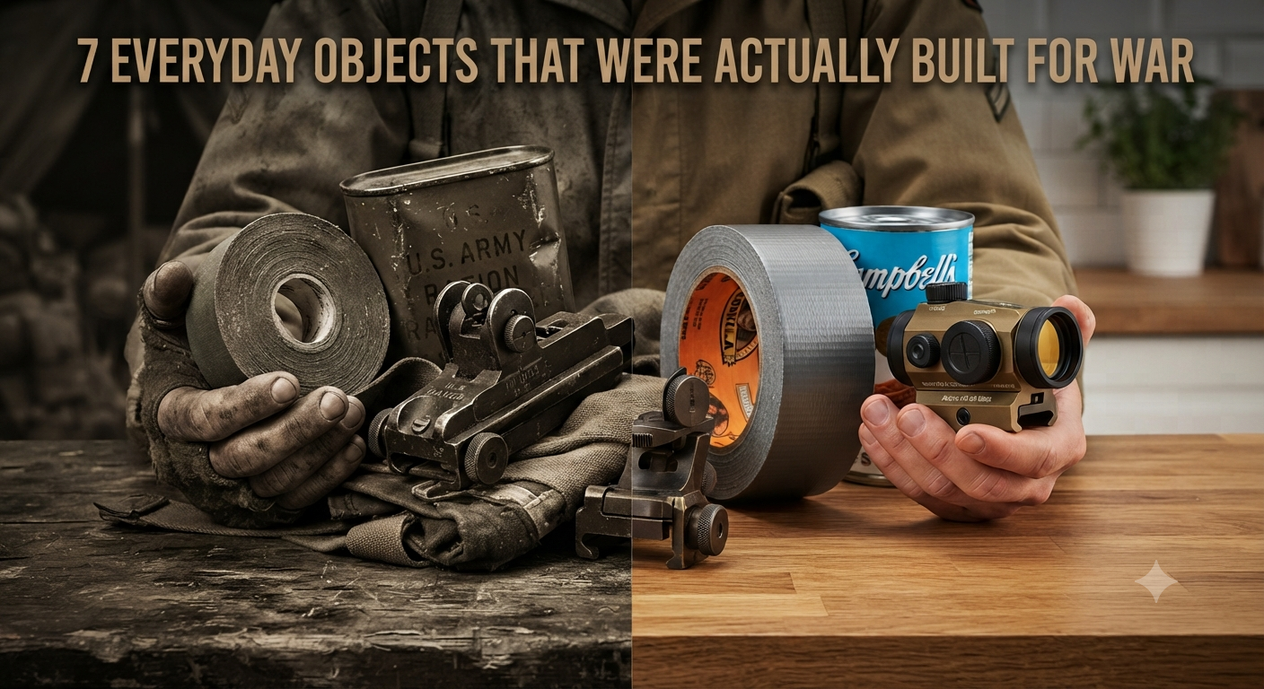everyday objects not made for war