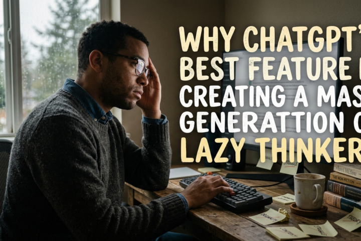 Why ChatGPT’s Best Feature is Creating a Mass Generation of Lazy Thinkers
