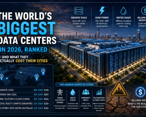The World's Biggest Data Centers in 2026, Ranked