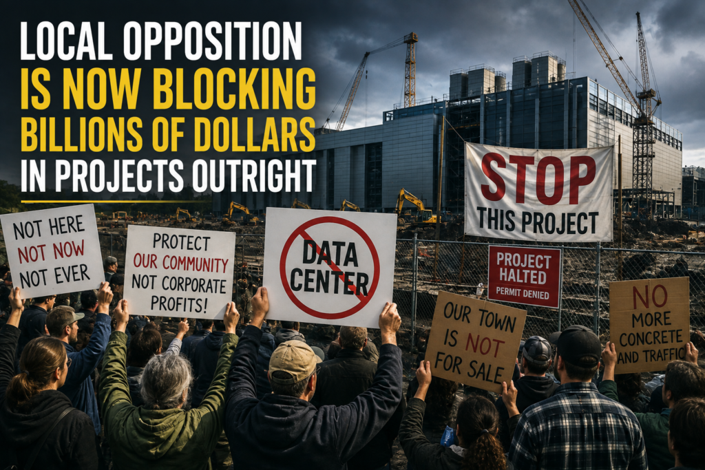 local opposition to AI data centers