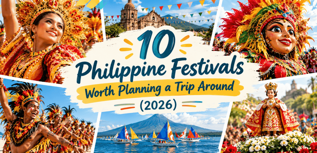 Philippine festivals image collage banner title