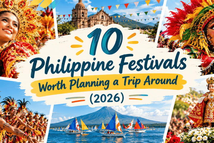 Philippine festivals image collage banner title