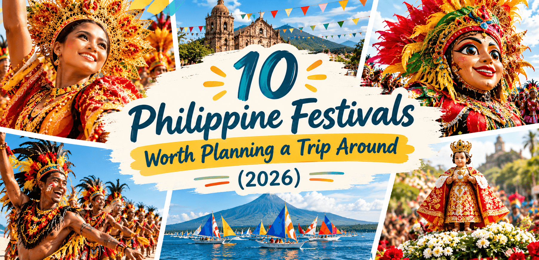 Philippine festivals image collage banner title