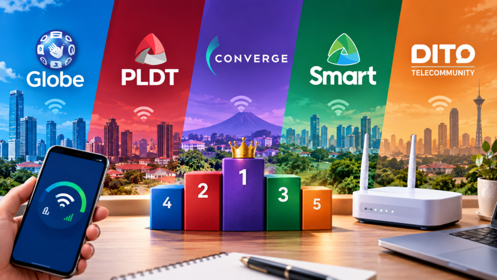 comparison of the internet provider in the Philippines and who is the best or fastest