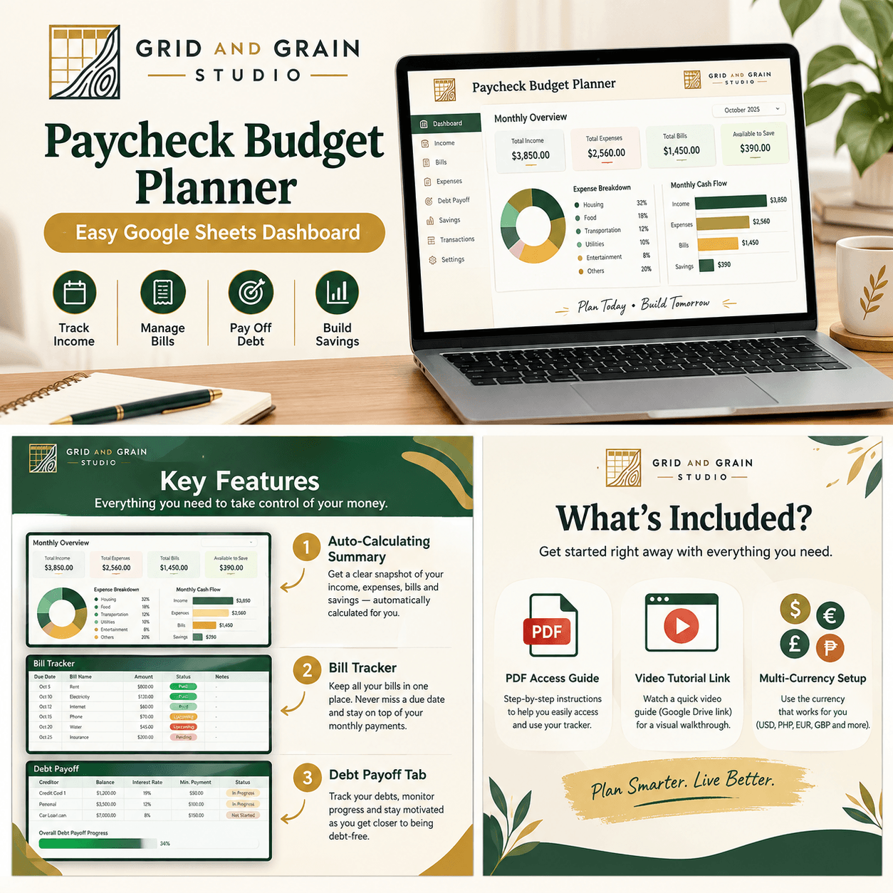 Grid and Grain Budget Planner